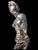 Silver Sculpture of Venus, 20th Century, Silver on Malachite Base For Sale - Image 8 of 14