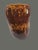 20th Mid-Century Modern Art Glazed Studio Pottery Brown Vase For Sale - Image 4 of 9