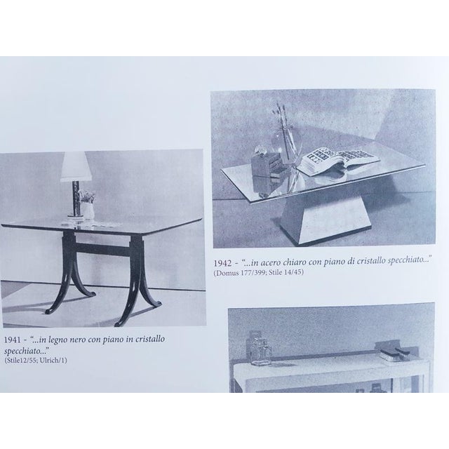 Coffee Table in Mirrored Glass and Wood attributed to Pietro Chiesa for Fontana Arte, 1930s For Sale - Image 12 of 13