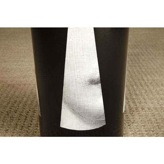 Metal Tema E Variazioni' Umbrella Stand by Piero Fornasetti, c 1960s Italy, Signed For Sale - Image 7 of 12