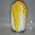 Ceramic Cabbage Decoration, Yellow & White Hand-Painted Leaf Texture (Symbol of Prosperity) For Sale - Image 4 of 9