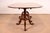 Henkel Harris Georgian Solid Mahogany Monumental Triple Pedestal Extension Dining Table, Newly Refinished For Sale - Image 11 of 13