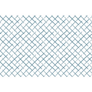 Bahama Court Reverse Pool Blue Fabric by the Yard For Sale