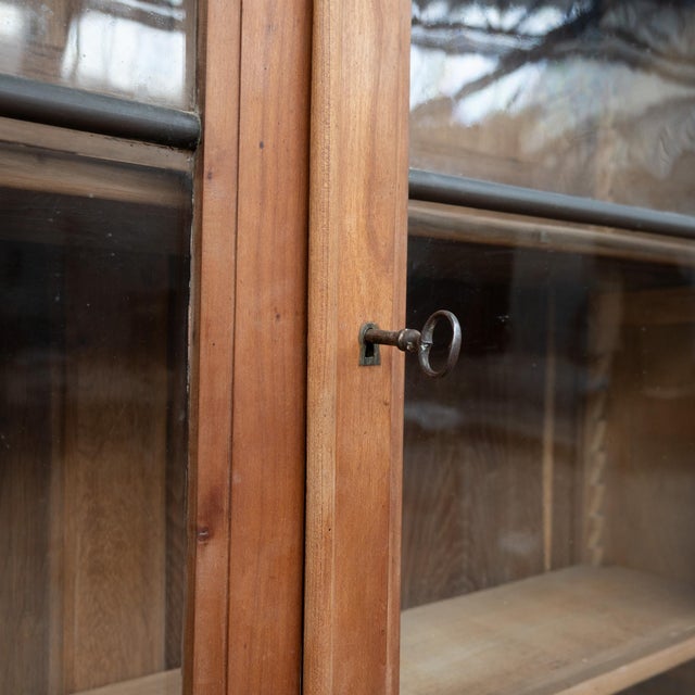 Wood Antique French Cherry Wood Bookcase Early 19th Century, 1880 For Sale - Image 7 of 13