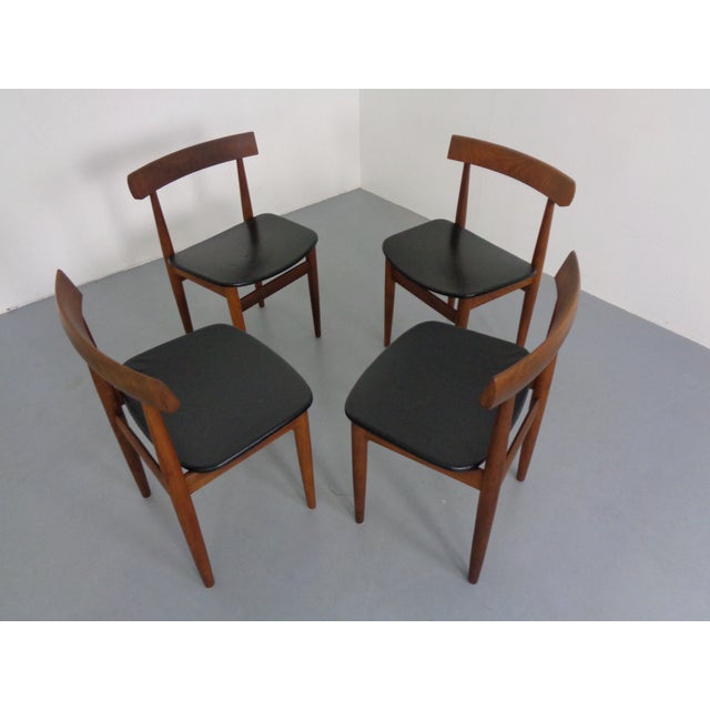 Roundette Teak Table & Chairs from Hans Olsen, Denmark, 1950sm, Set of 5 For Sale - Image 16 of 18
