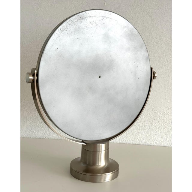 1970s Mid-Century Swivel Table Mirror Nickelby Sergio Mazza Narciso for Artemide, 1960 For Sale - Image 5 of 14