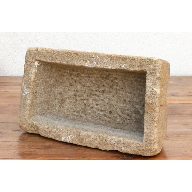 Early 20th Century Provence Trough, Vintage Sandstone Basin Planter For Sale - Image 5 of 8
