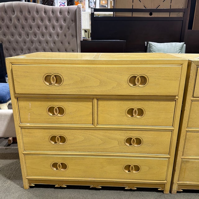 Baker X Michael Taylor "Far East Collection" Chest of Drawers - Set of Two For Sale In Las Vegas - Image 6 of 10