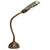 Gold French Art Deco Brass Goose Neck Shell Desk Lamp For Sale - Image 8 of 8