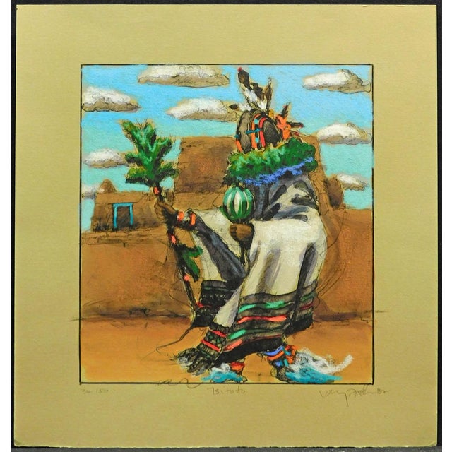 "Tsitoto" unframed, 1987 Original Limited Edition Lithograph by Larry Fodor Hand signed, titled by the artist Art Size:...