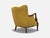 Danish Modern, Lounge Chair, Fabric, Stained Wood, Denmark, 1940s For Sale - Image 11 of 14