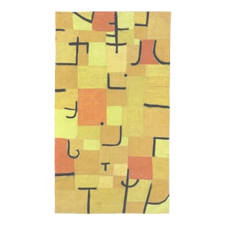 Paul Klee Characters in Yellow 31.5" X 23.5" Offset Lithograph 2018 Abstract Yellow, Orange For Sale