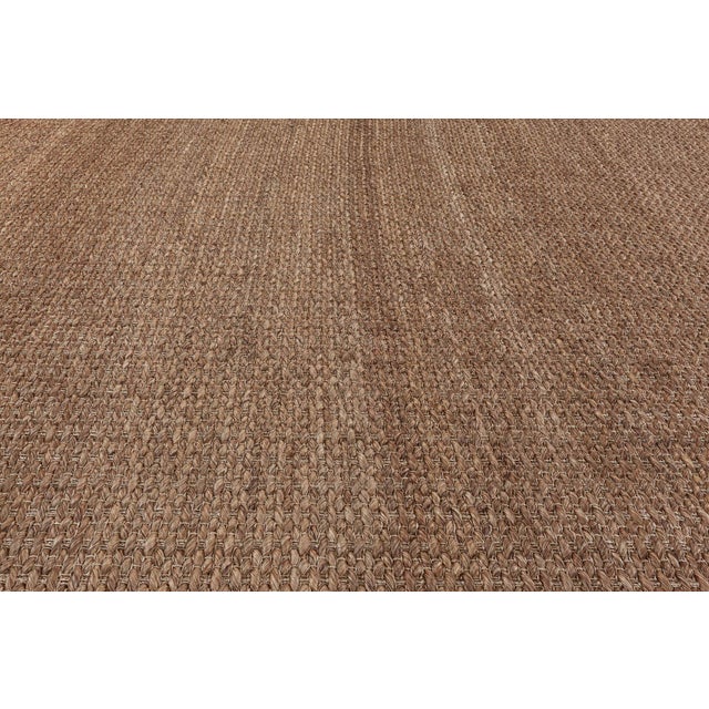 Contemporary Brown Abaca Rug by Doris Leslie Blau For Sale - Image 4 of 8