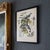 1940s Pair of Framed Bird and Botanical Prints by Arthur Singer Mockingbird and Goldfinch For Sale - Image 5 of 16