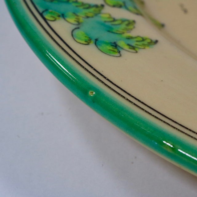 Vintage Large Spanish Majolica Deer Charger Toledo Spain For Sale - Image 11 of 11