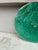 Mid-Century Modern Green Majolica Leaf Plate Gien Circa 1950 For Sale - Image 3 of 7
