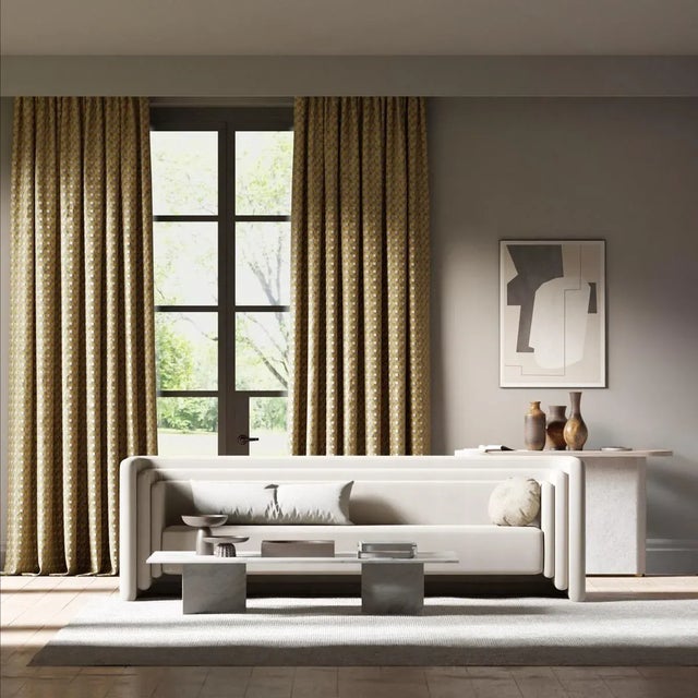 With a strong architectural look this largescale checkerboard design is inspired by a traditional artisan weave. Woven...