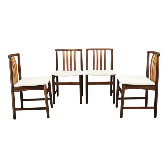 Danish Teak Dining Chairs, 1960s, Set of 4 For Sale