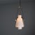 Italian pendant lamp from the 1950s, distinguished by a refined and sophisticated mid-century modern design. The lamp...