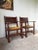 Spanish Armchairs in Carved Wood, 1900, Set of 2 For Sale - Image 18 of 18