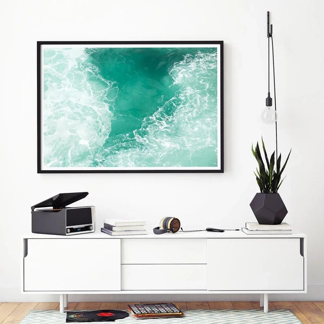 Large Contemporary Abstract Water Art Print, 'Bosphorus' Istanbul Turkey Fine Art Photography Print, 45 X 30" Artwork For Sale In New York - Image 6 of 8