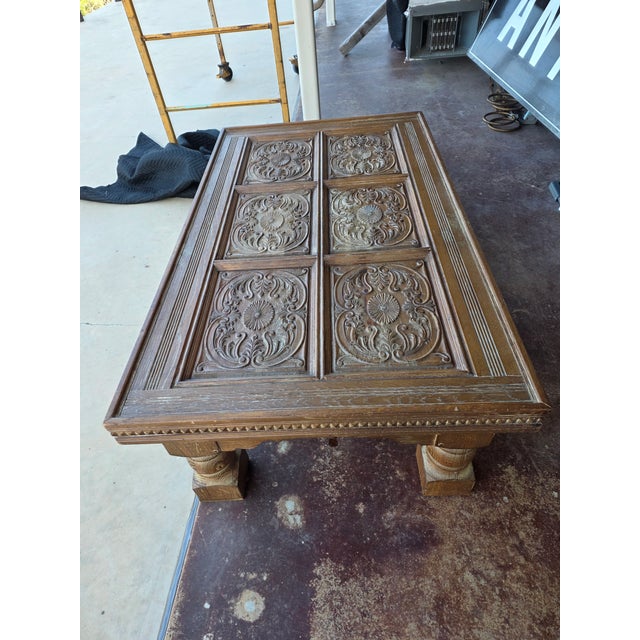 1970s Rustic Ranch Style Coffee Table by Drexel Heritage For Sale - Image 5 of 9