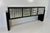 Italian Sideboard in Black Lacquer and Silver Leaf, 1950s For Sale - Image 4 of 10