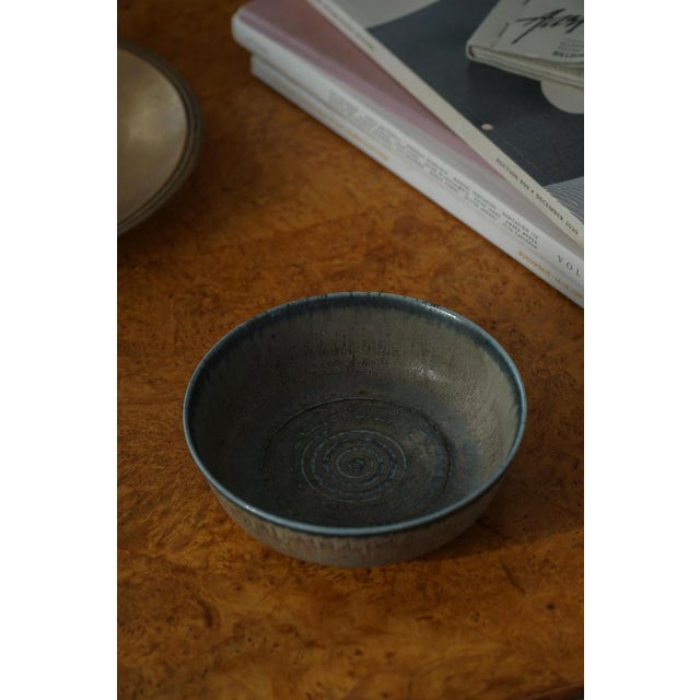 Mid-Century Danish Modern Ceramic Model 237 Bowl by Eva Staehr-Nielsen for Saxbo, 1940s For Sale - Image 11 of 18
