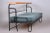 Metal Brown & Blue Bauhaus Sofa, Czechia, 1930s For Sale - Image 7 of 18