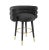 Wood Betty Black Velvet Counter Stool For Sale - Image 7 of 7