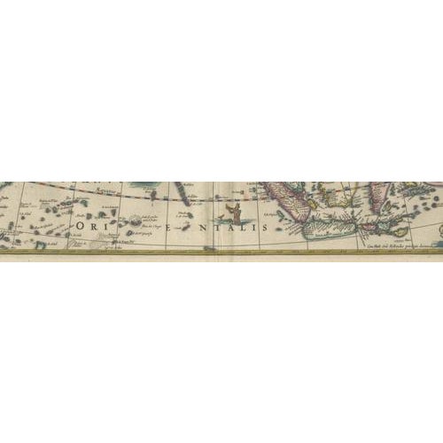 17th Century Antique Blaeu Map of Asia, 1642 For Sale - Image 5 of 12