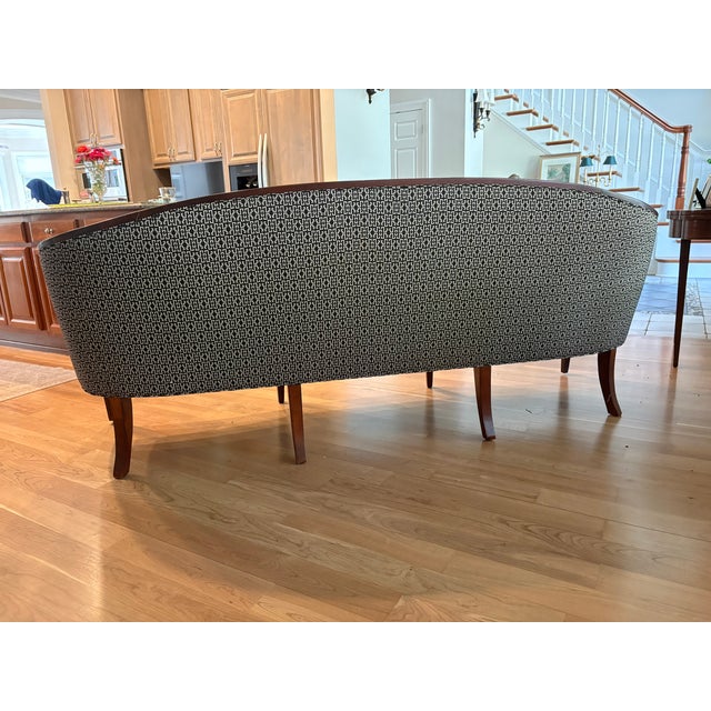 Hickory Chair Furniture Company 1990s Pair of Chippendale Bench Sofas For Sale - Image 4 of 12