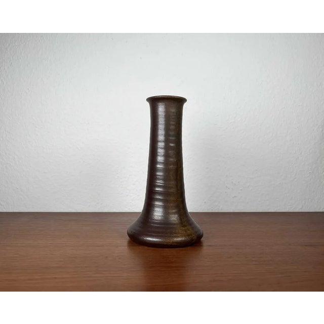 Vintage German Studio Pottery Vase by Acki Jürgens, 1970s For Sale - Image 9 of 9