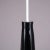 Vintage Italian Hanging Lamp in Black Glass by Alessandro Pianon for Vistosi, 1960 For Sale - Image 4 of 6