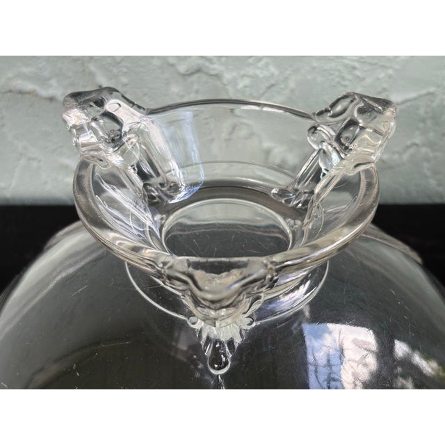 Antique j.h. Hobbs Figural Pressed Glass Covered Compote Candy Dish For Sale - Image 11 of 12