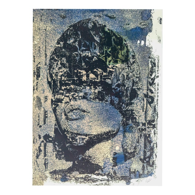 Vhils, Dusk, Screen Print For Sale