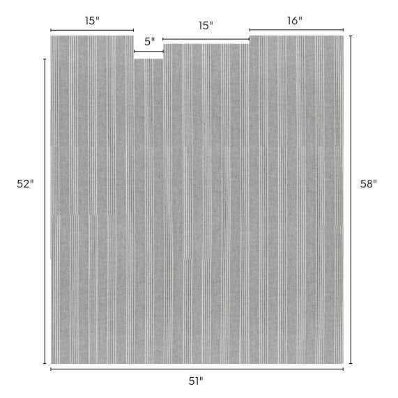 Ralph Lauren Ralph Lauren Fawkes Woolen Stripe Fabric Remnant 51" X 52" For Sale - Image 4 of 5