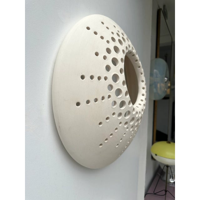 Contemporary Pair of Ceramic Sconces. Italie For Sale - Image 6 of 12
