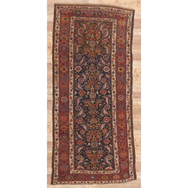 1880s Antique Persian Kurdish Rug, 04'05 X 10'00 For Sale - Image 9 of 9