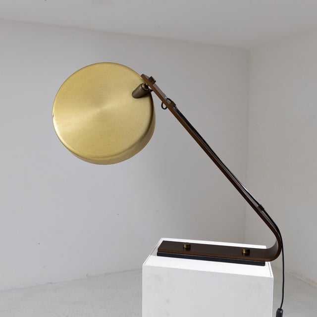 1980s Table Lamp with Adjustable Lampshade, 1980s For Sale - Image 5 of 11