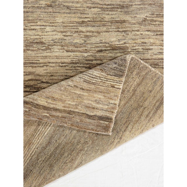 Contemporary Vintage Hand-Knotted Persian Gabbeh Rug 3'6" X 6'2" For Sale - Image 3 of 4