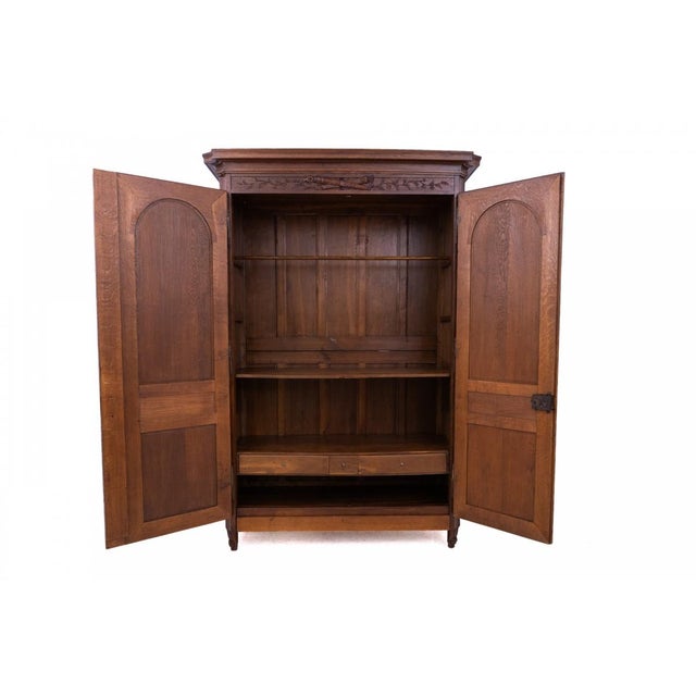 Large Antique Mid-19th Century Wardrobe, France For Sale - Image 4 of 18