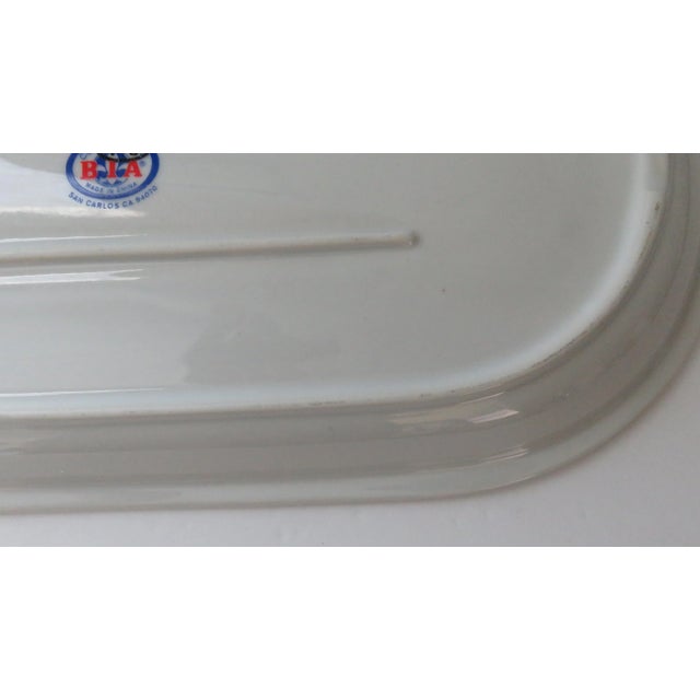 Ceramic Late 20th Century Bia Cordon Bleu Baking Dish Holly Berry Christmas Pattern For Sale - Image 7 of 12