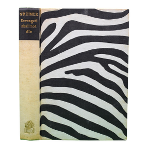 "Serengeti Shall Not Die" 1960 Grzimek, Bernhard and Michael