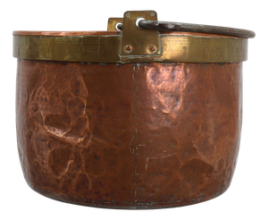 Large Antique French Copper Kettle, France, 1900s