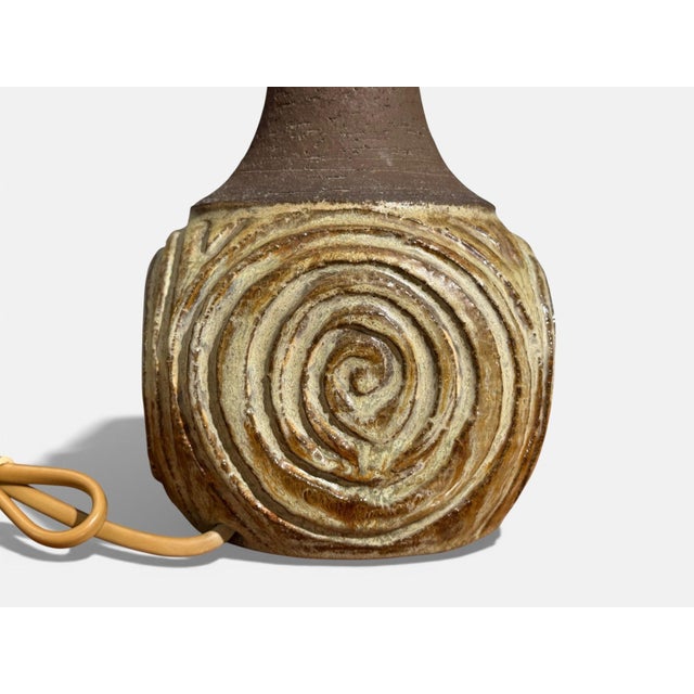 Chris Haslev, Table Lamps, Stoneware, Denmark, 1960s For Sale - Image 9 of 9