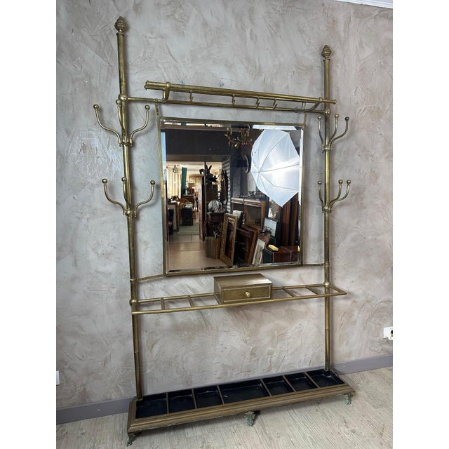 Brass Coat Hook, 1900s For Sale - Image 4 of 16