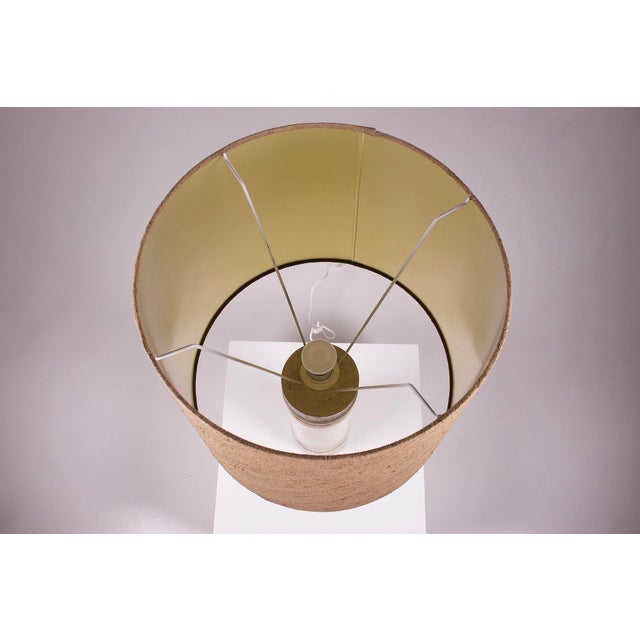 Textile Vintage Ceramic Lamp by Bitossi for Bergboms, 1970s For Sale - Image 7 of 9