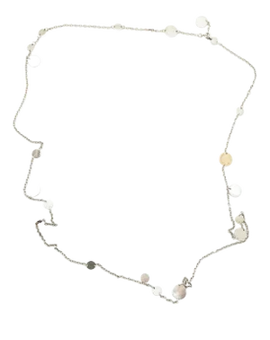 Hermes Silver 925 Gold 750 Confetti Necklace