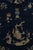 Textile Antique Samarkand Art Deco Rug in Navy Blue With Medallions by Rug & Kilim For Sale - Image 7 of 8
